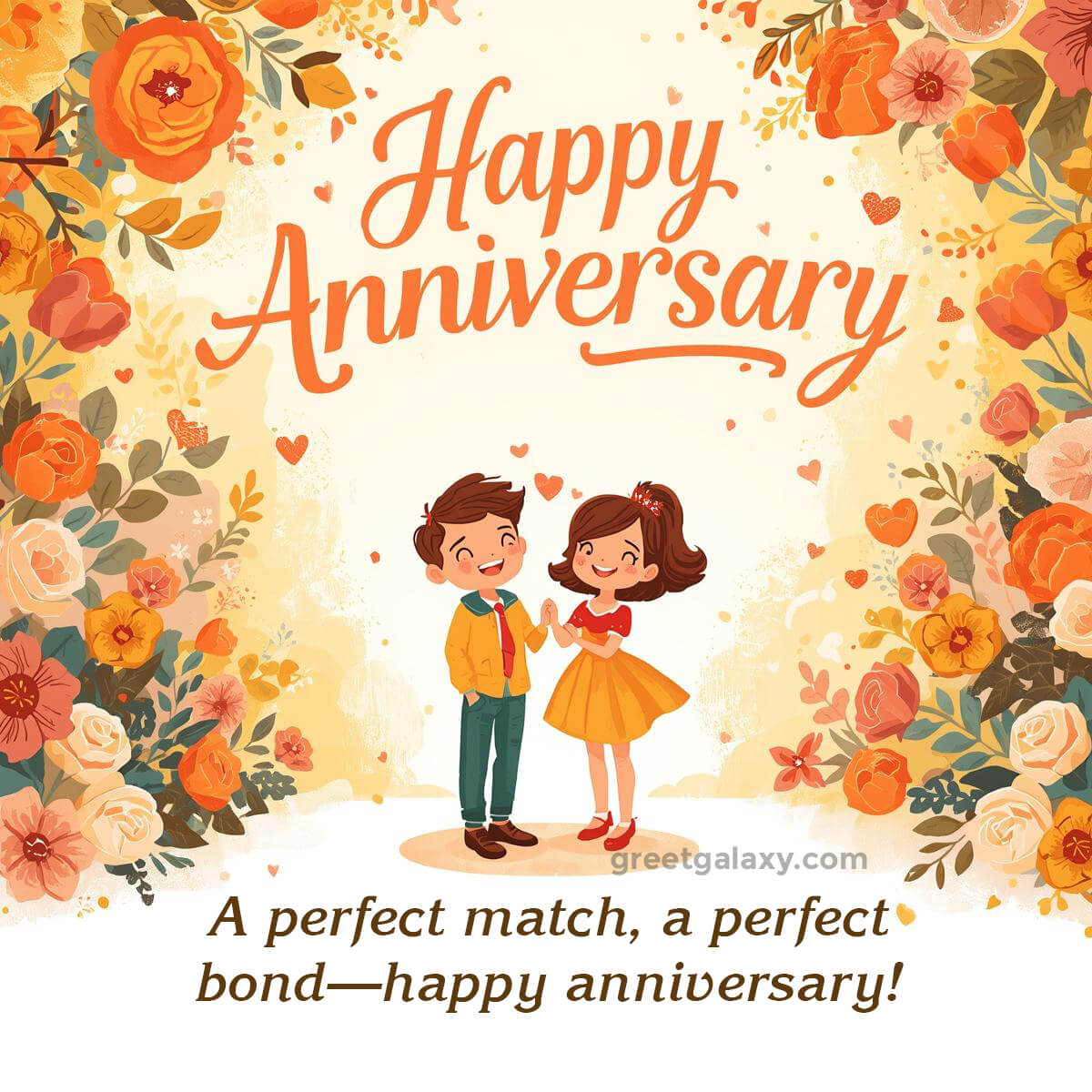 A Perfect Match, A Perfect Bond—happy Anniversary!