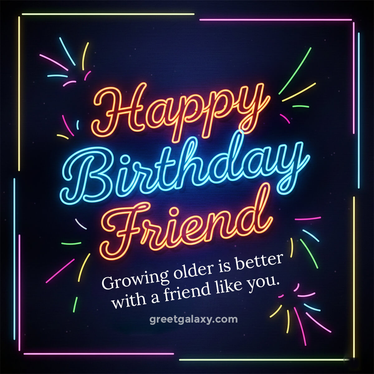 Best Friend Birthday Snap