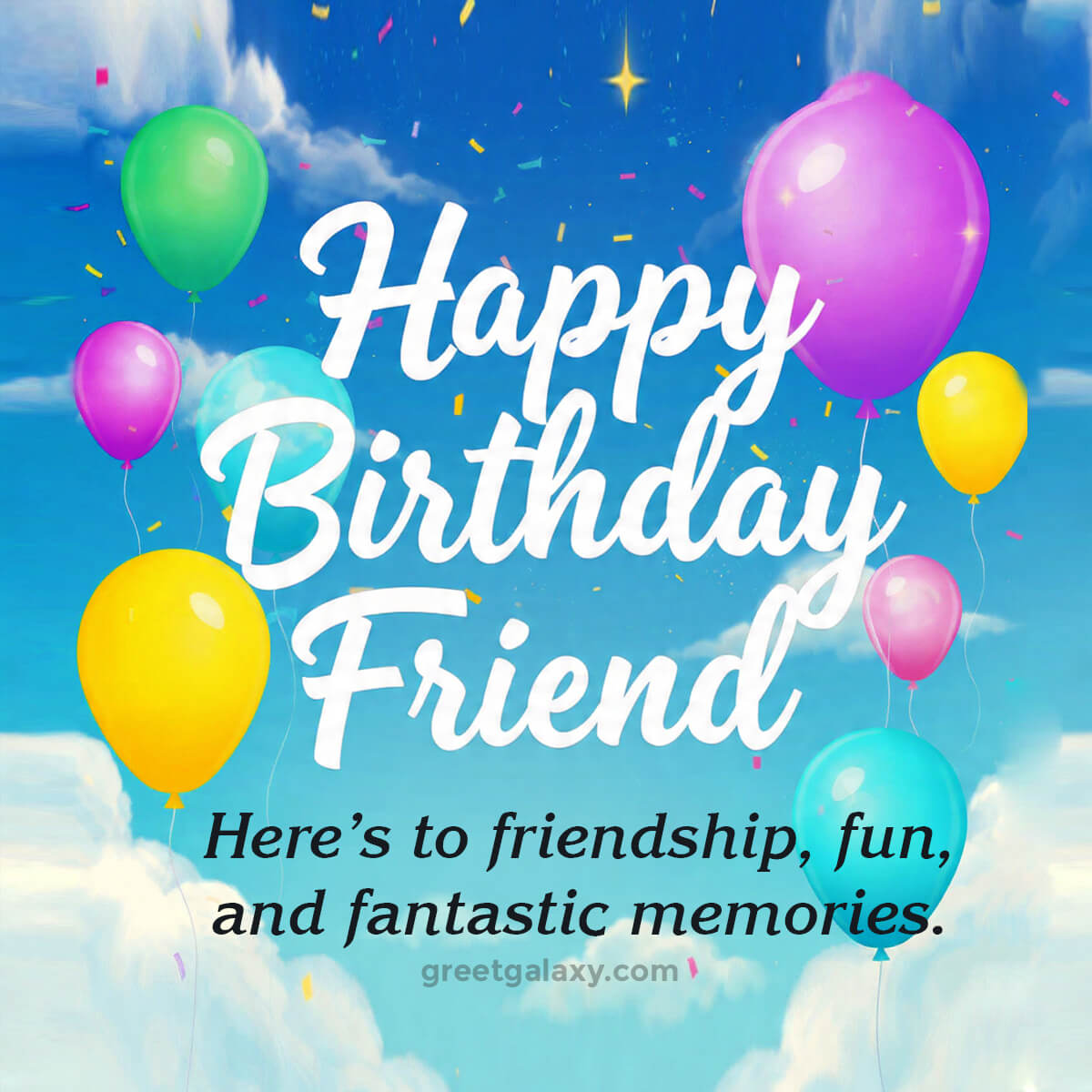 Birthday Snap For Best Friend