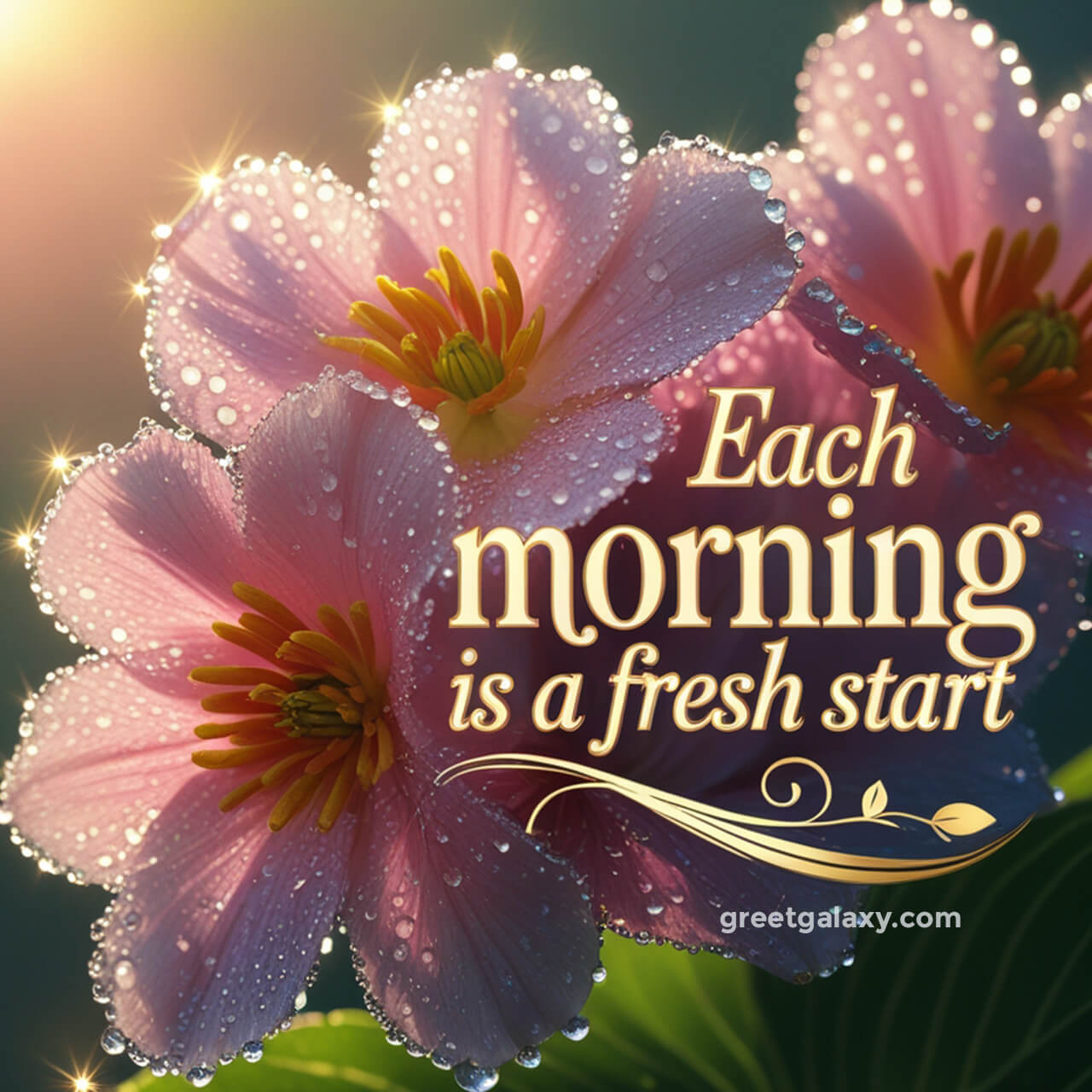 Calm Morning Motivation Image