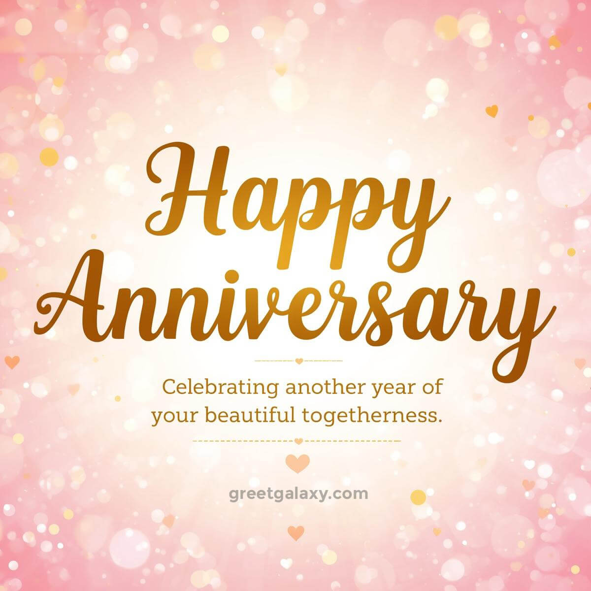 Celebrating Another Year Of Your Beautiful Togetherness.