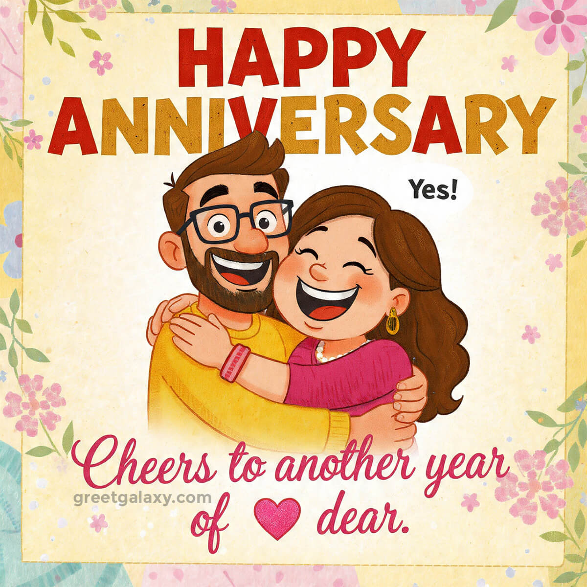 Cheers To Another Year Of “yes Dear.”