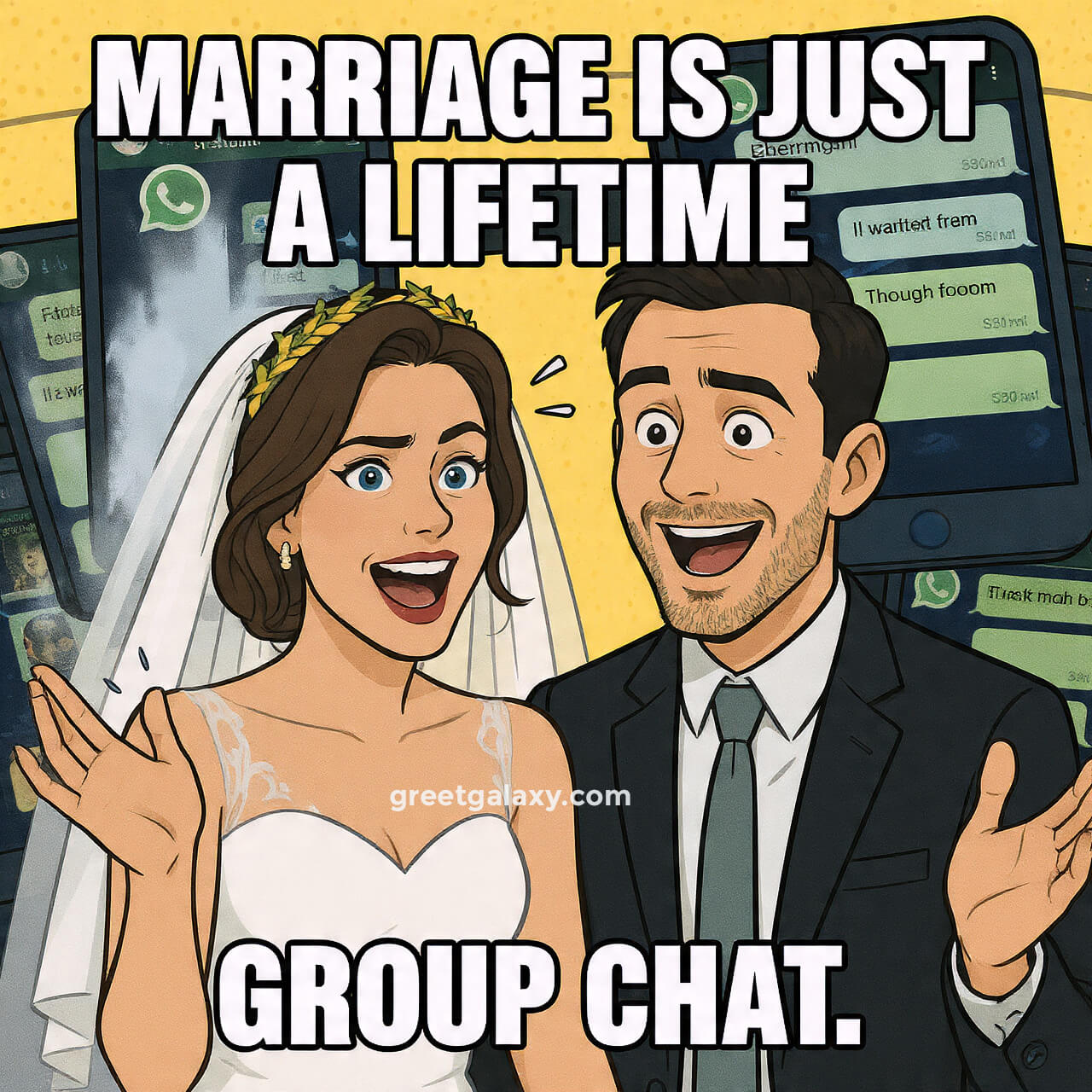 Couple Argument Funny Photo