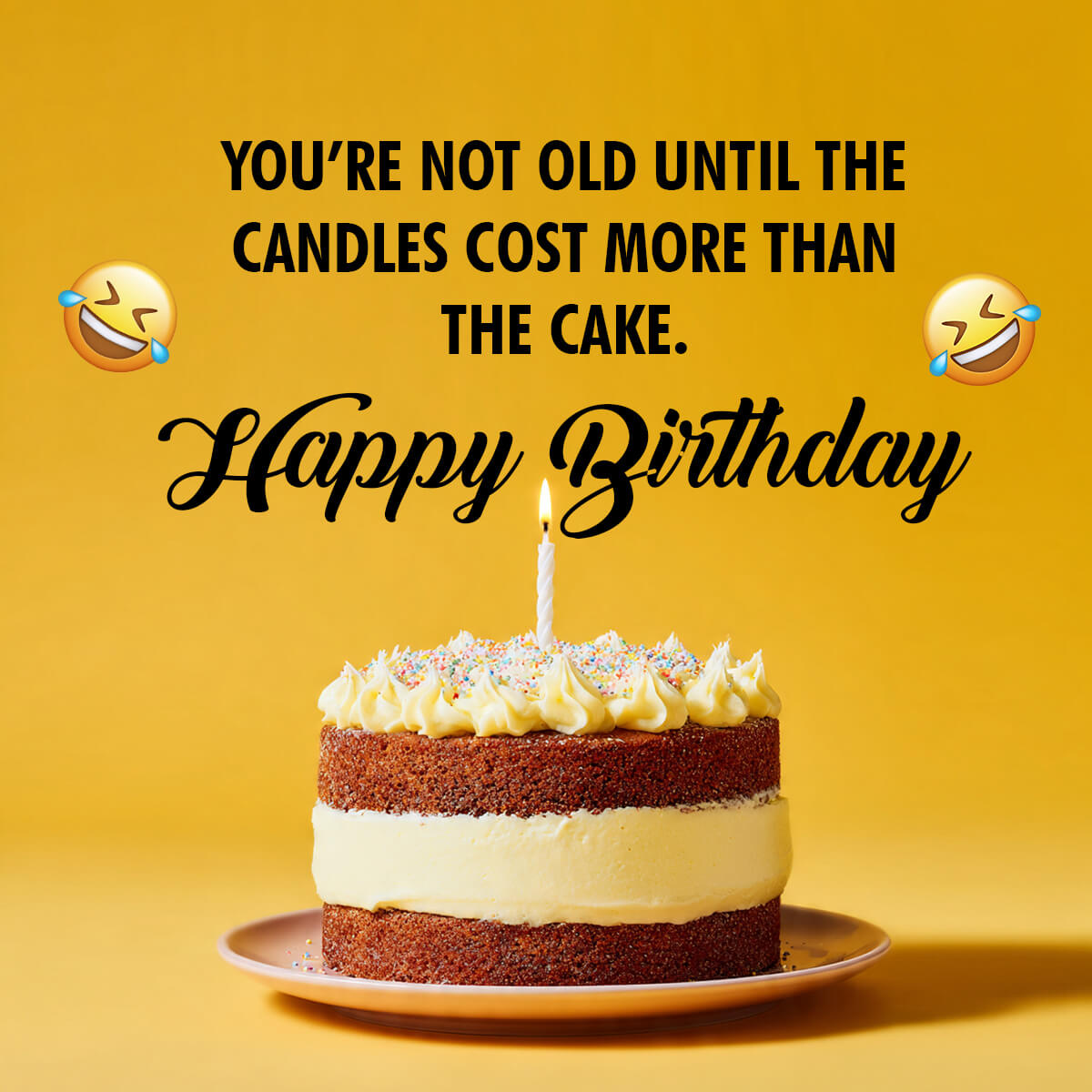 Funny Birthday Snap For Friends