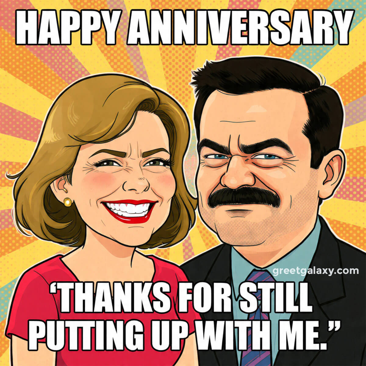 Happy Anniversary! Thanks For Still Tolerating Me.