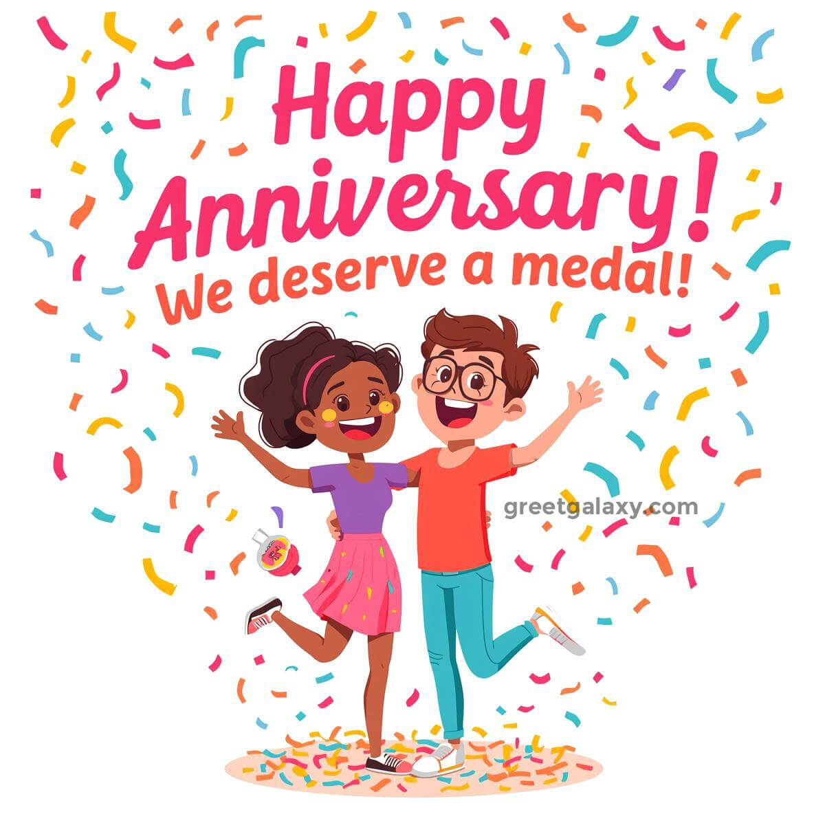 Happy Anniversary! We Deserve A Medal.