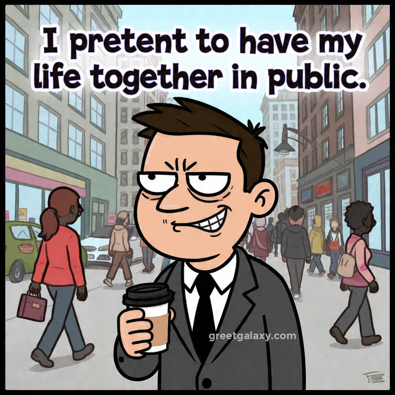 I Pretend To Have My Life Together In Public.