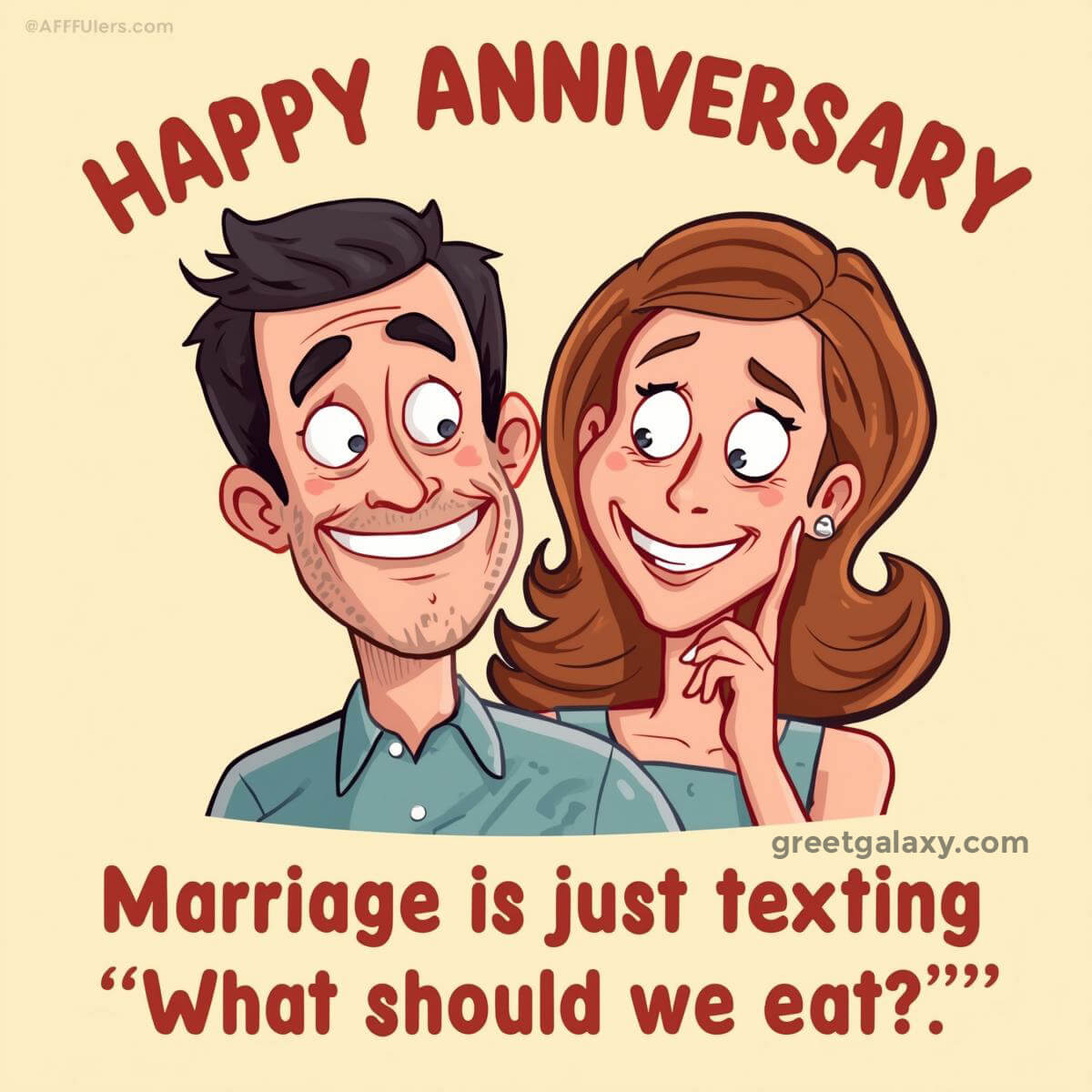 Marriage Is Just Texting What Should We Eat