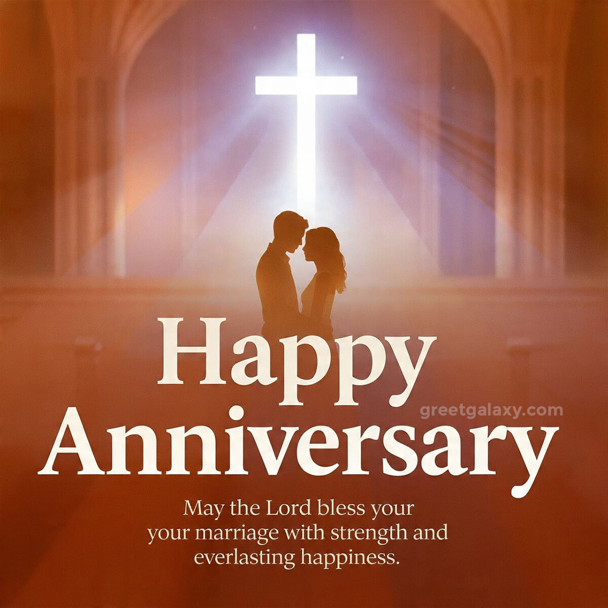 May The Lord Bless Your Marriage With Strength And Everlasting Happiness.