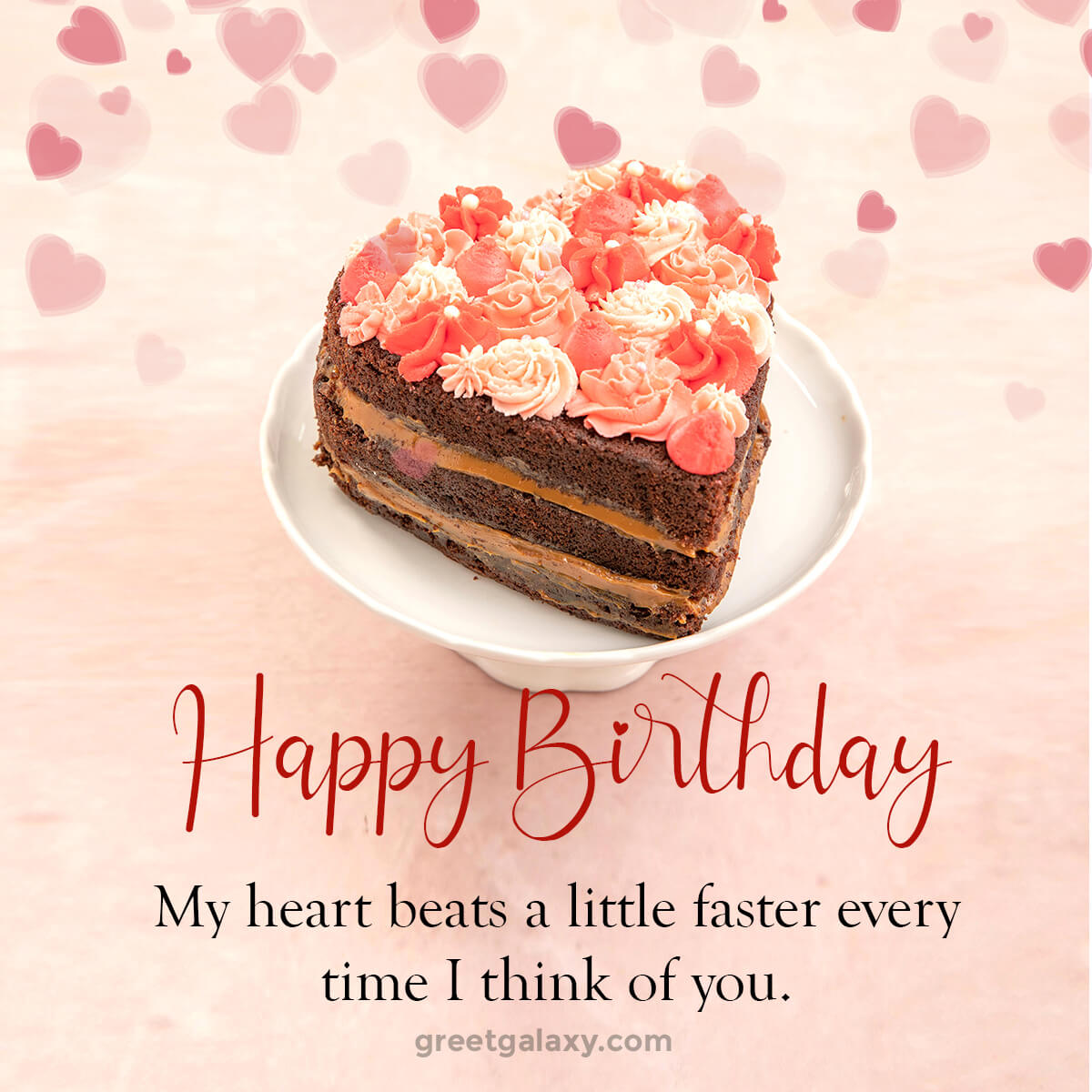 My Heart Beats A Little Faster Every Time I Think Of You.