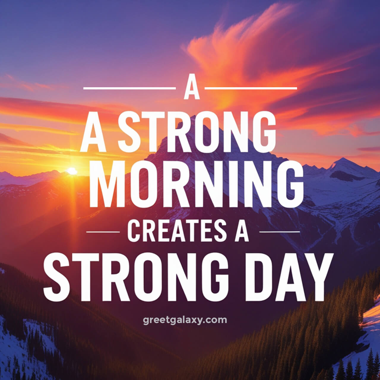 Peaceful Morning Motivation Picture