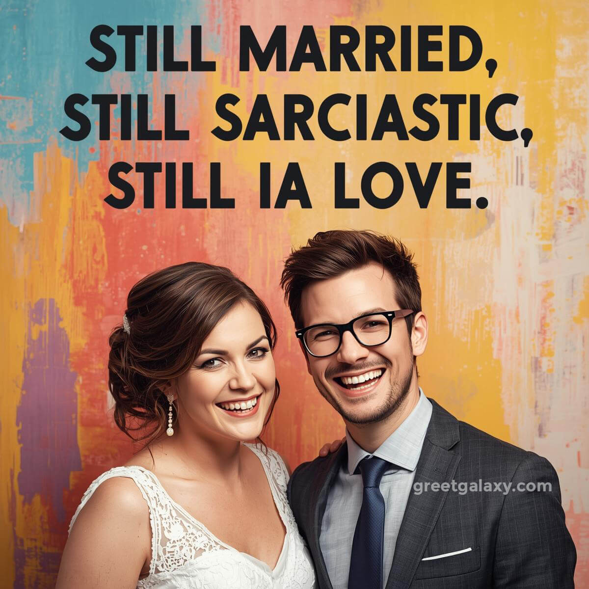 Still Married, Still Sarcastic, Still In Love.