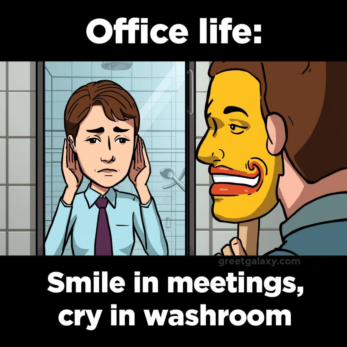 Work Life Balance Funny Image