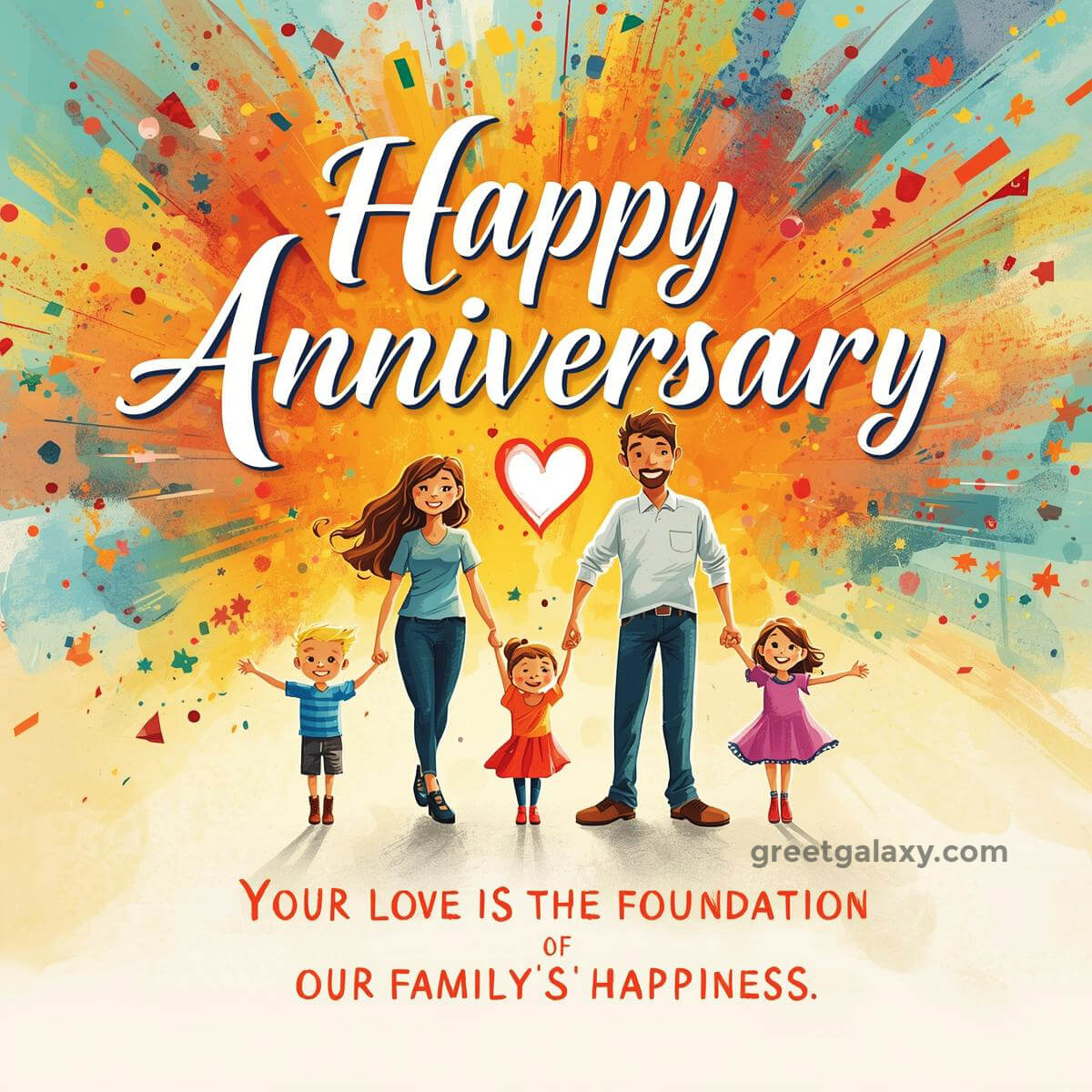 Your Love Is The Foundation Of Our Family’s Happiness.