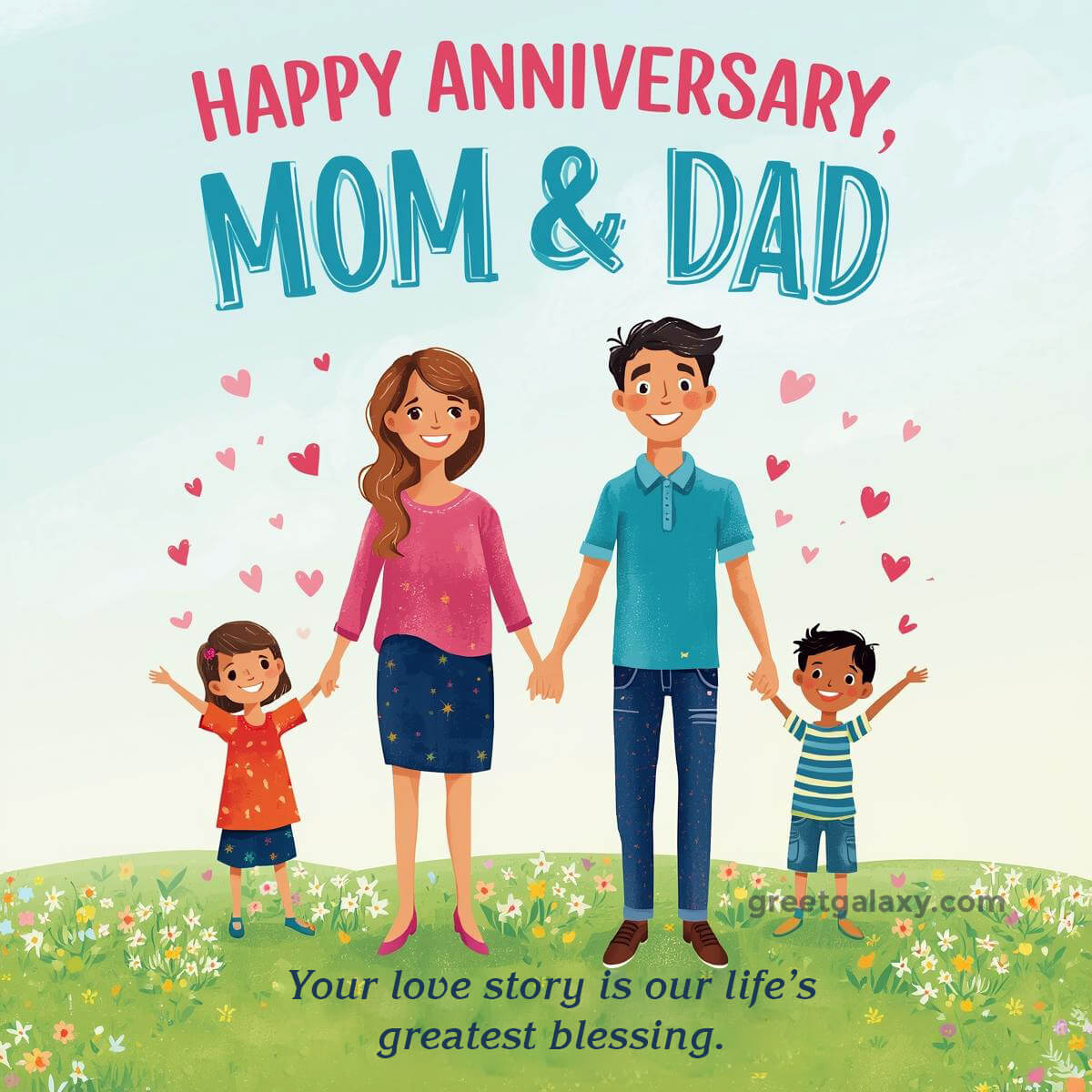 Your Love Story Is Our Life’s Greatest Blessing. Happy