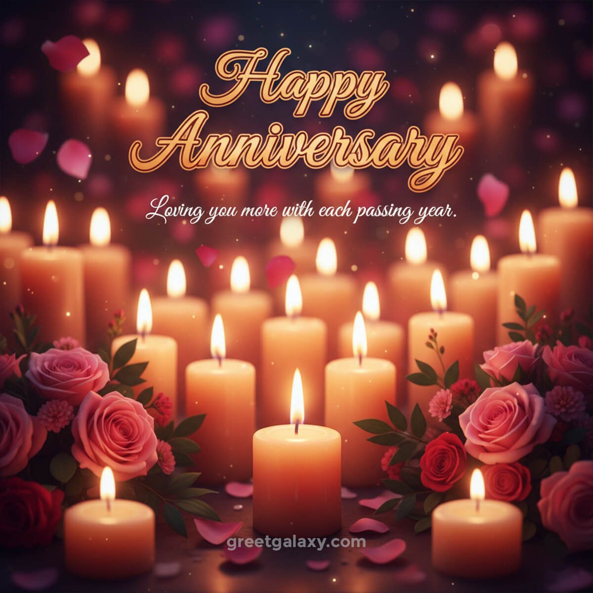 Loving You More With Each Passing Year, Happy Anniversary