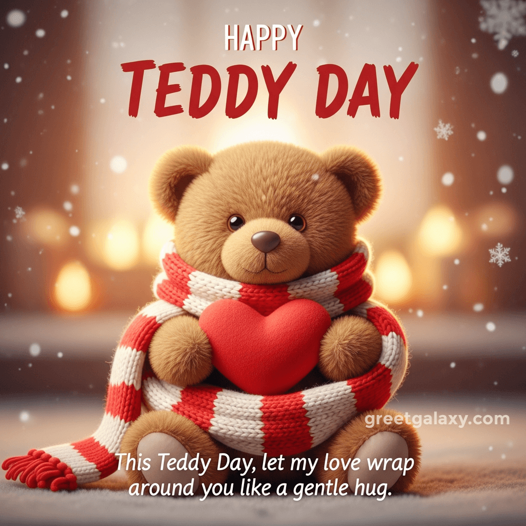 Cute Teddy Day For Friends