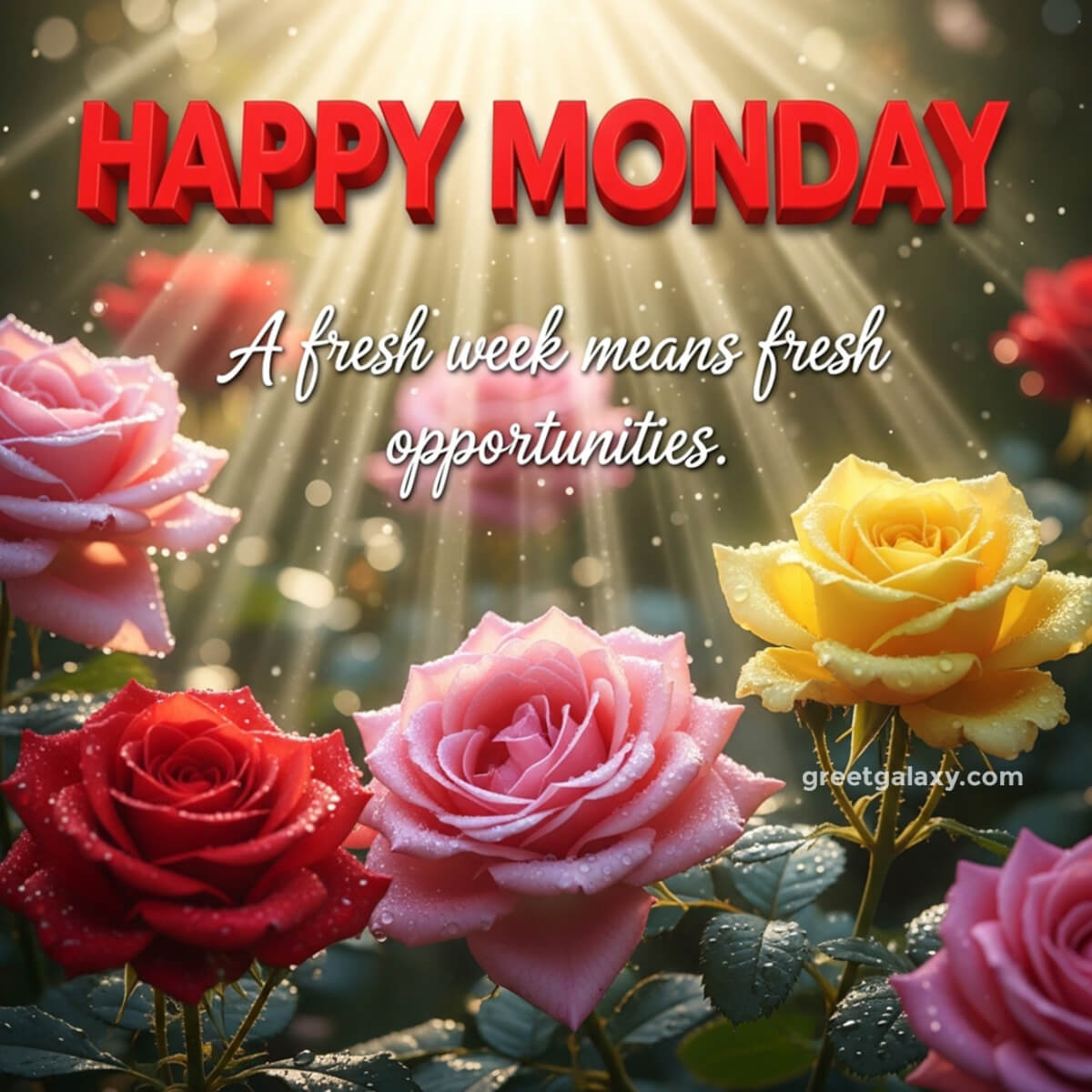 Happy Monday Good Morning Wishes