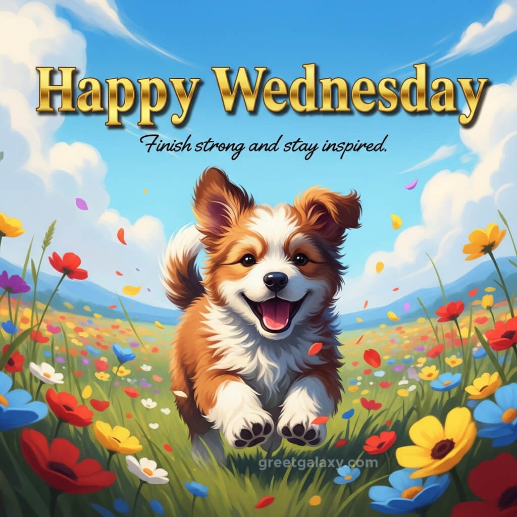 Happy Wednesday Morning Wishes Positive Images