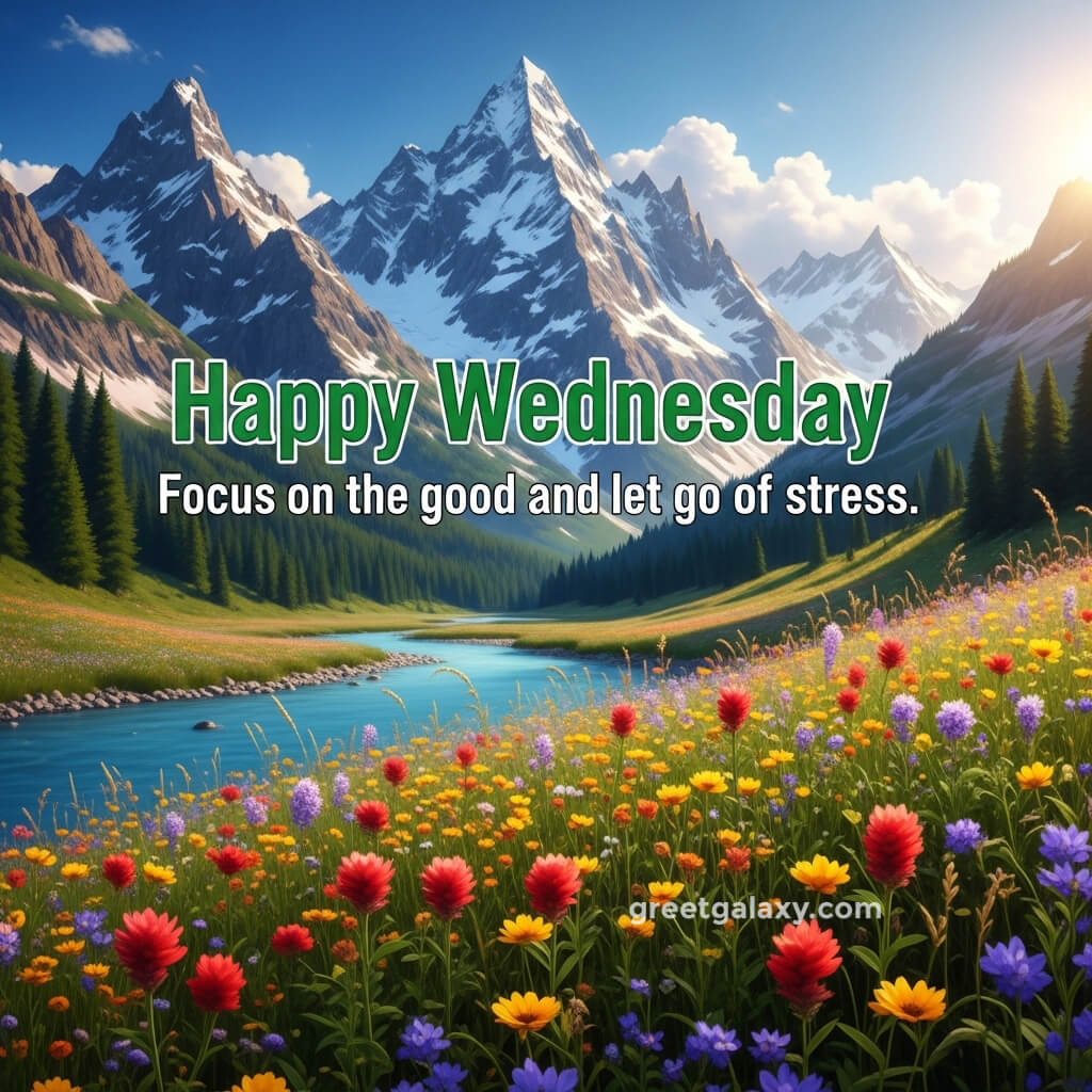 Happy Wednesday Morning Wishes Positive In English