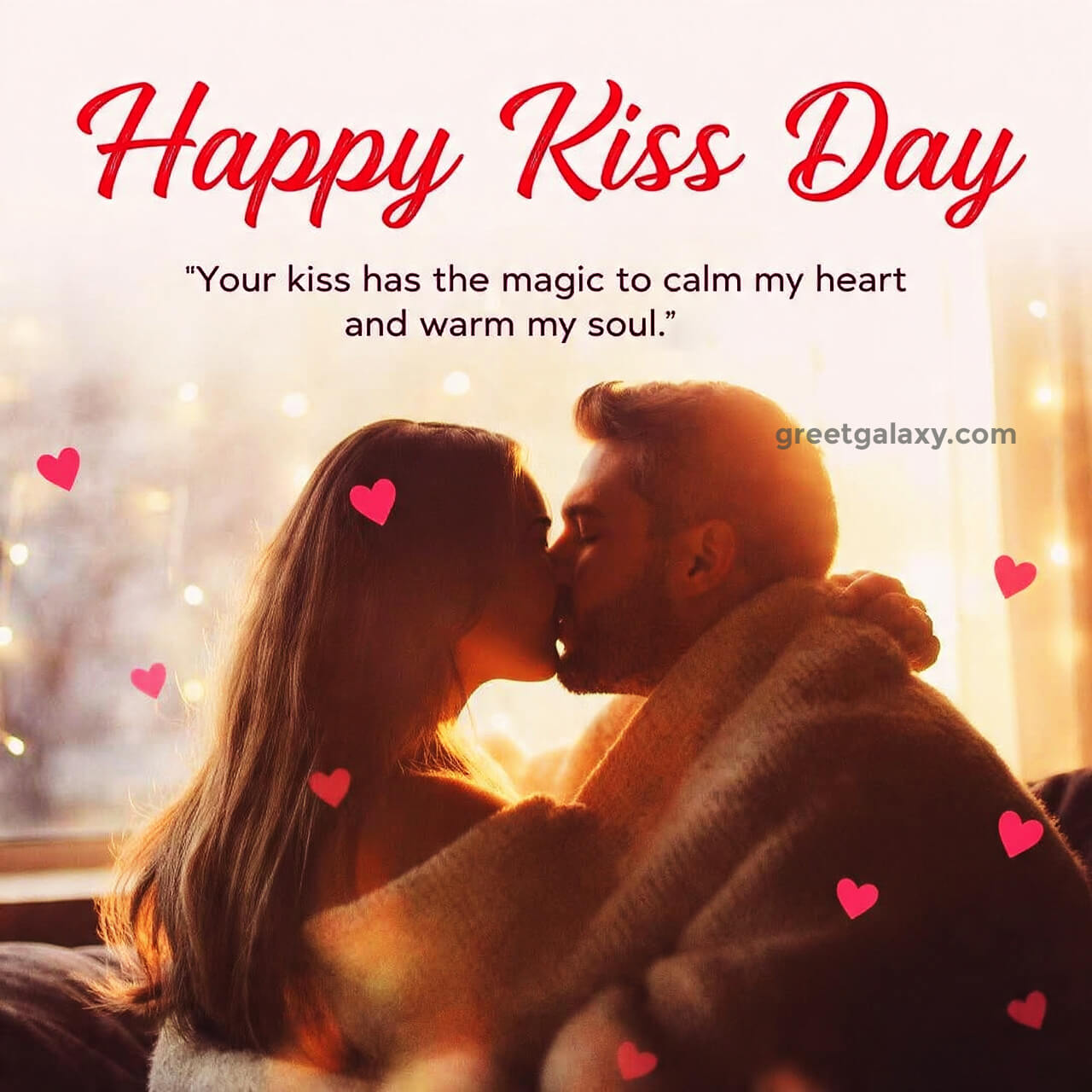 Romantic Girlfriend Kiss Day Images