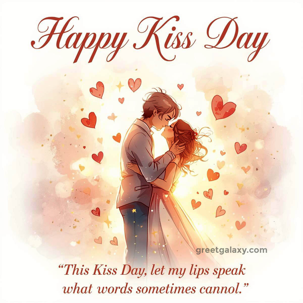 Romantic Happy Kiss Day Images