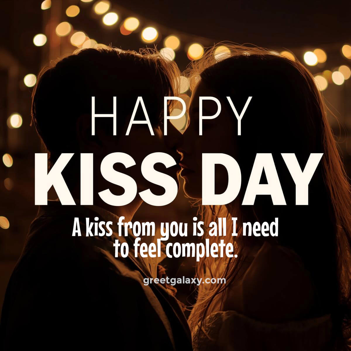 Romantic Kiss Day Message
