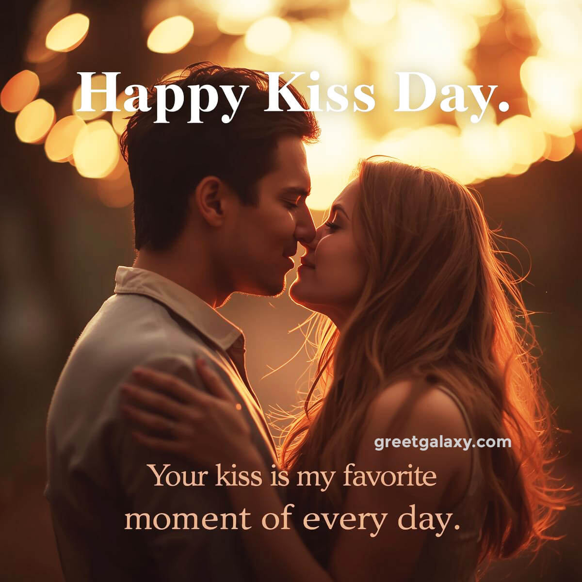 Romantic Kiss Day Wishes