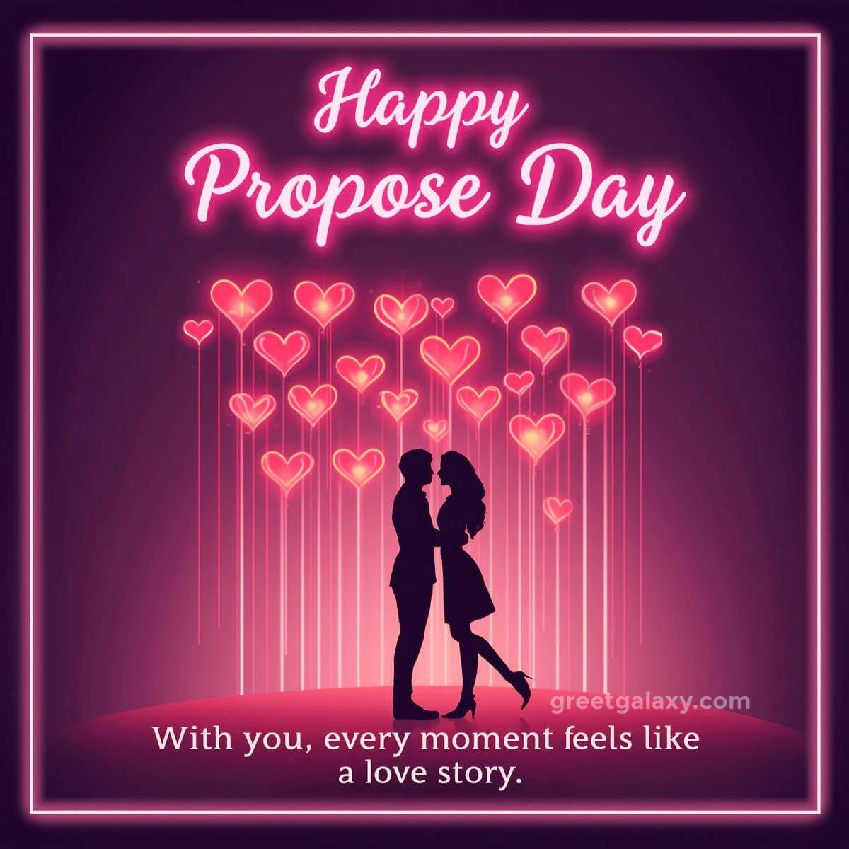 Romantic Rose Propose Day Wallpaper Images