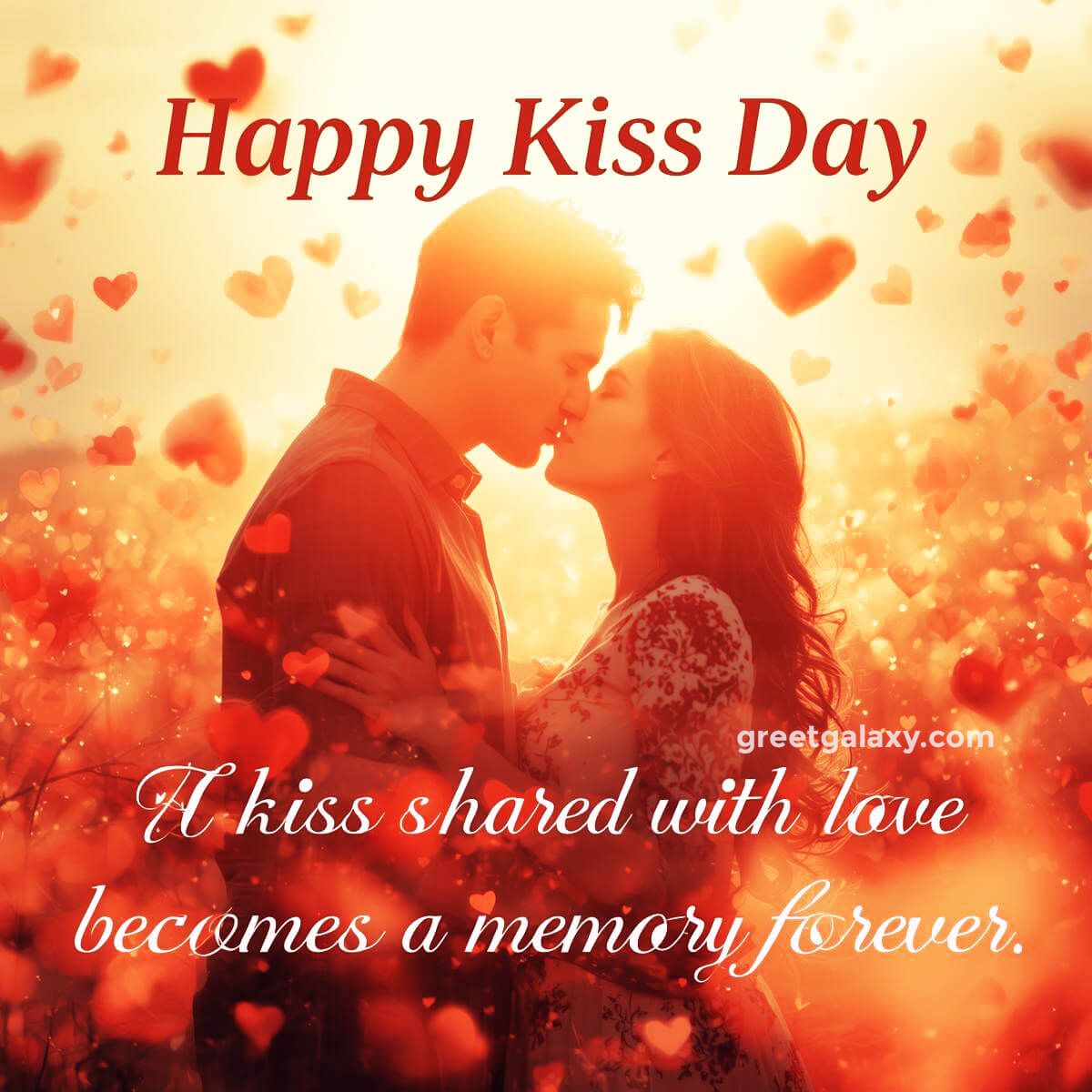 Wife Romantic Happy Kiss Day