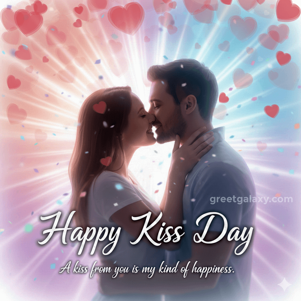 Wife Romantic Happy Kiss Day