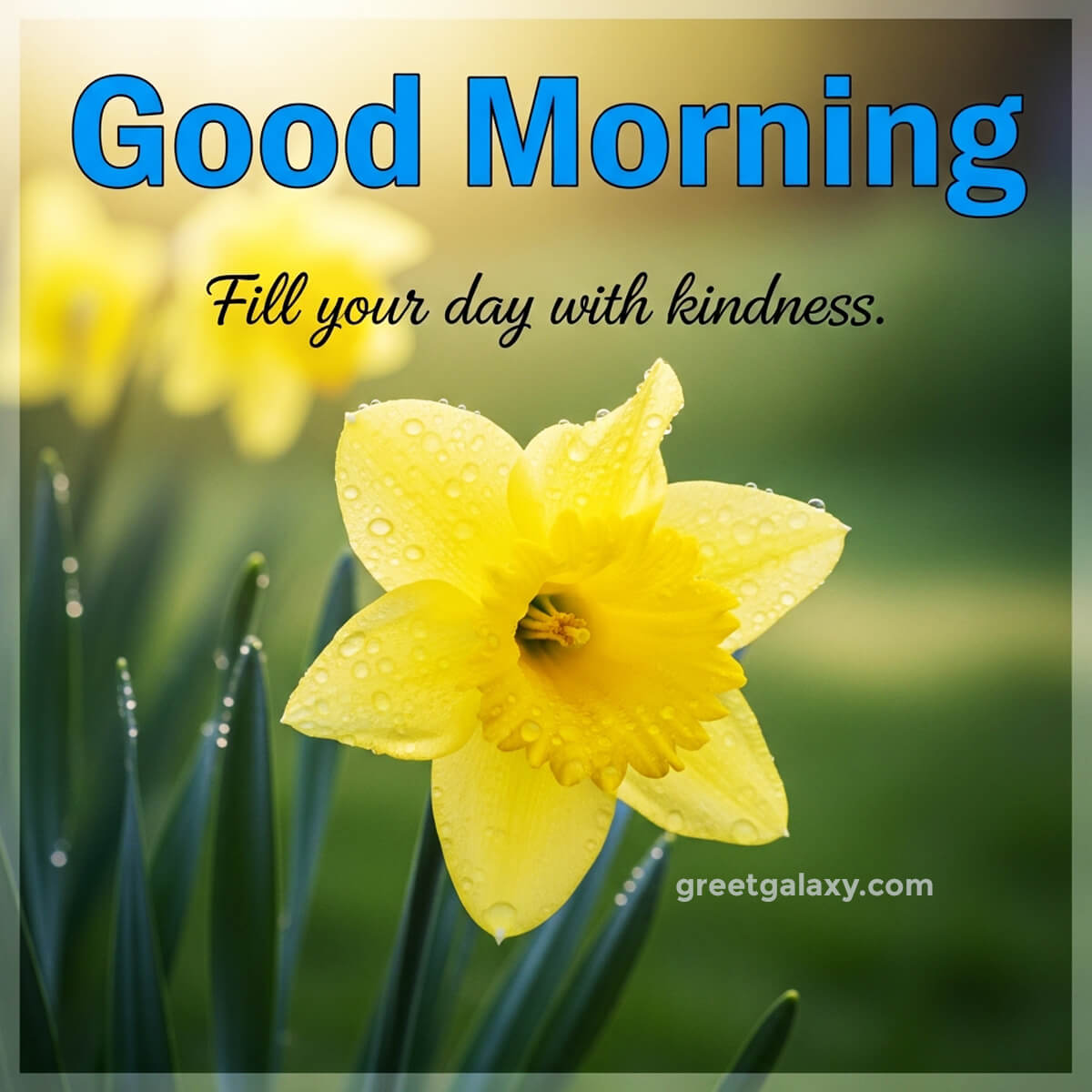 Beautiful Good Morning Flower