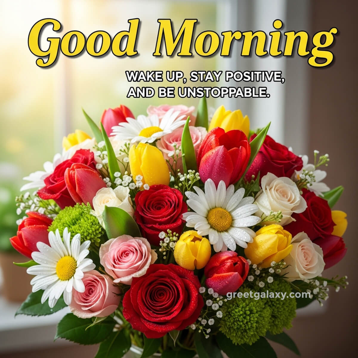 Flower Good Morning Message