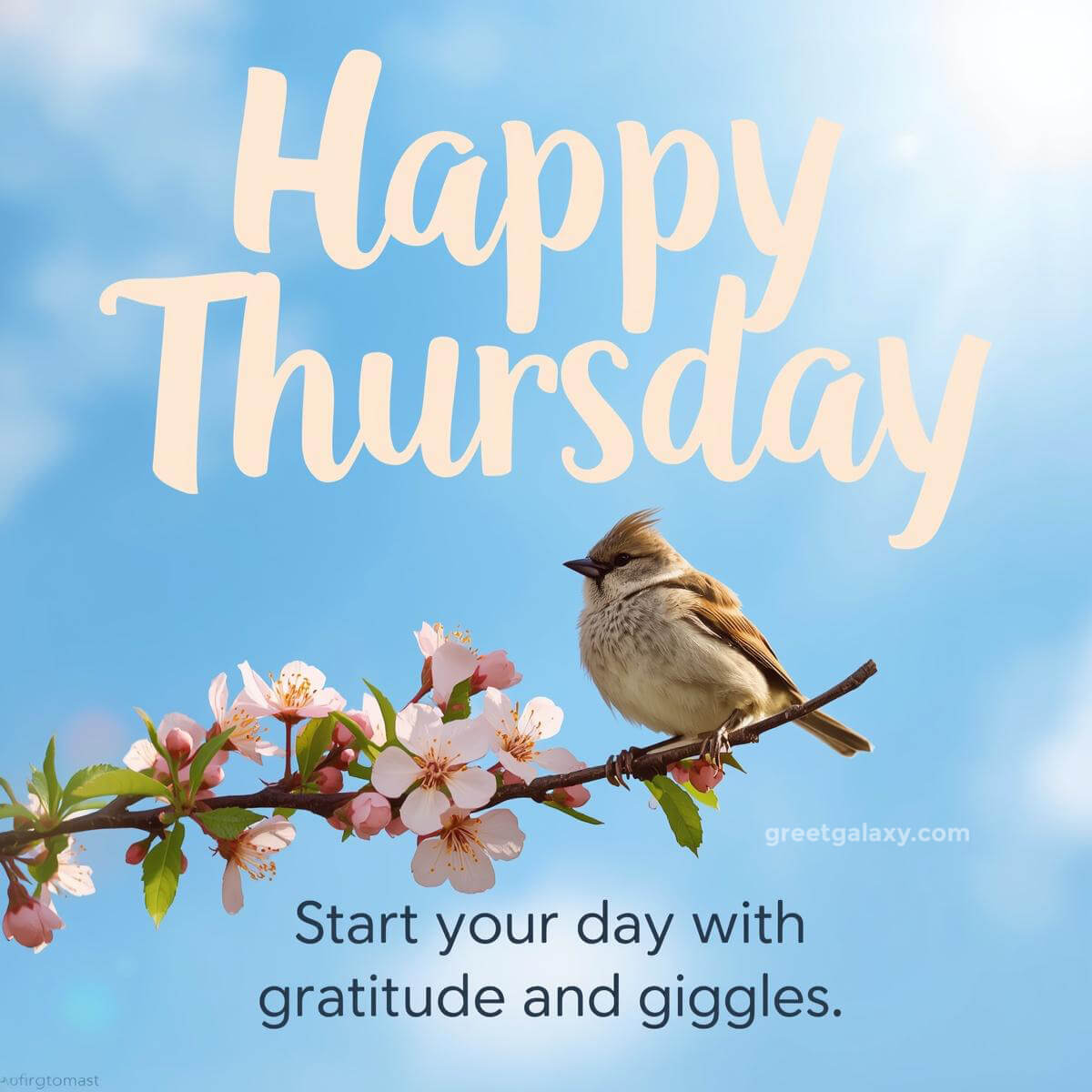 Good Morning Happy Thursday God