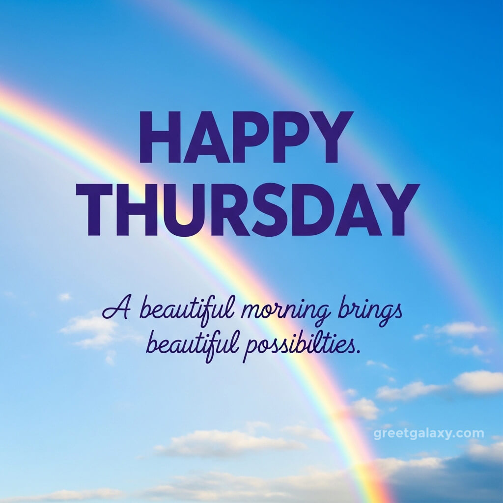 Good Morning Thursday