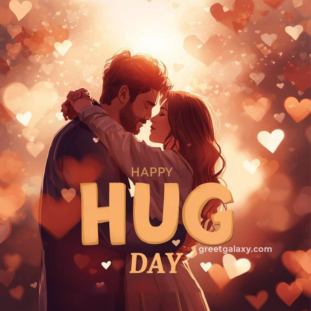 Long Distance Hug Day Wishes
