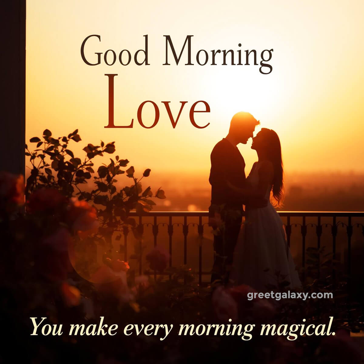 Romantic Cute Good Morning Love
