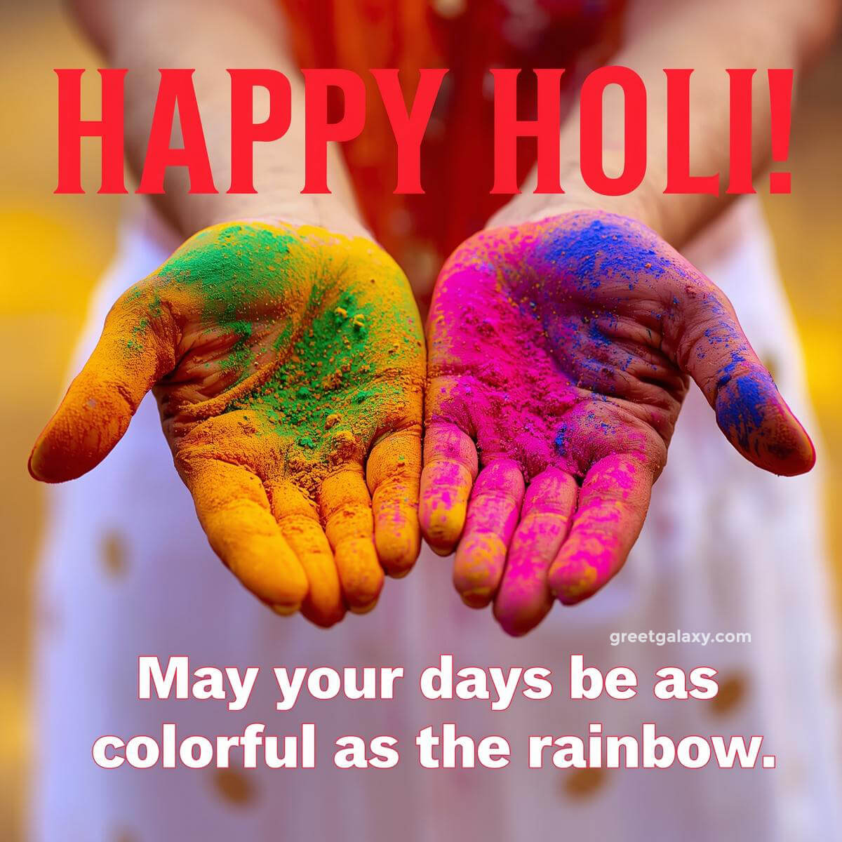 Colourful Holi Images