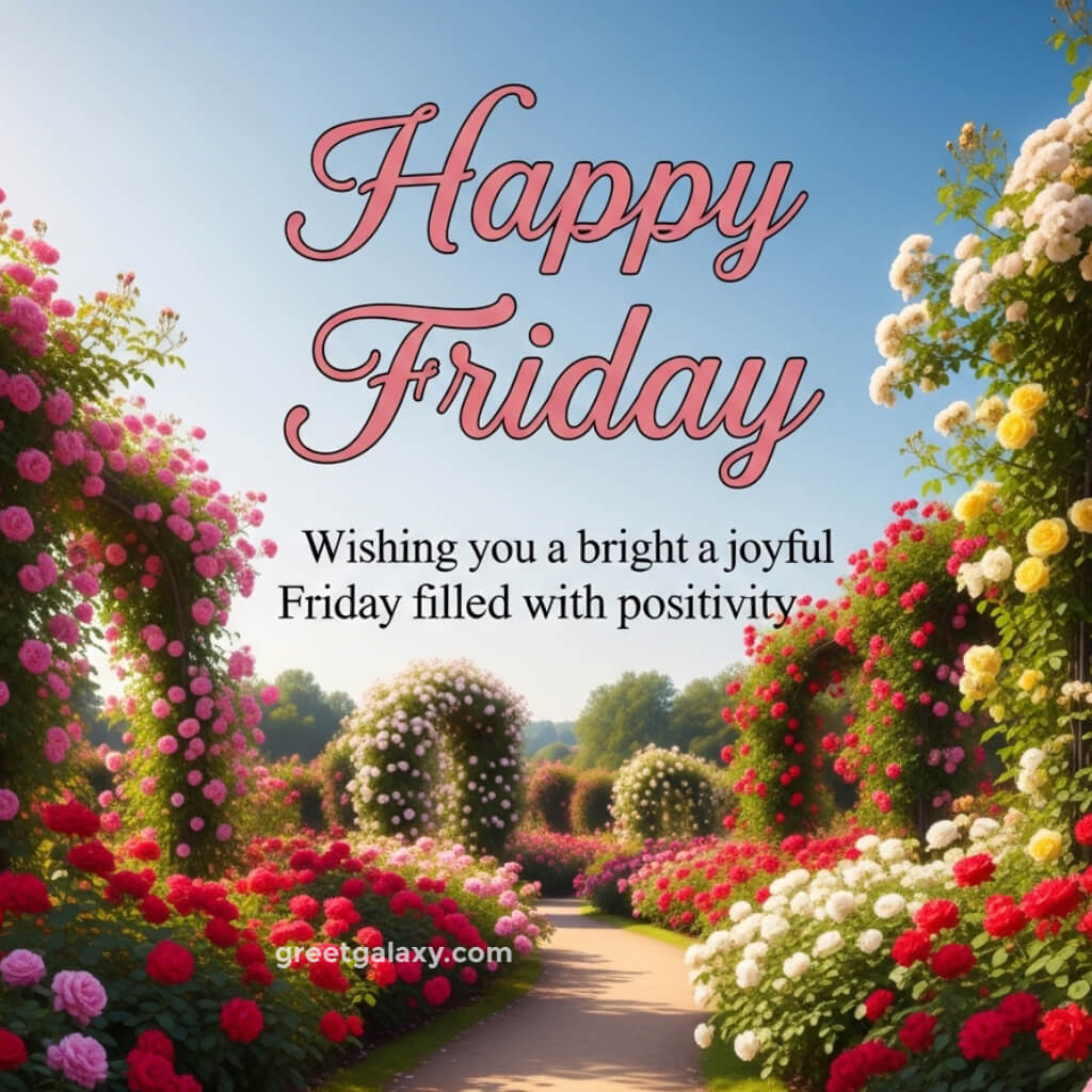 Positive Beautiful Happy Friday Images For Whatsapp