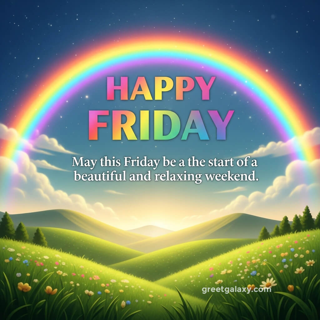 Beautiful Happy Friday Good Morning