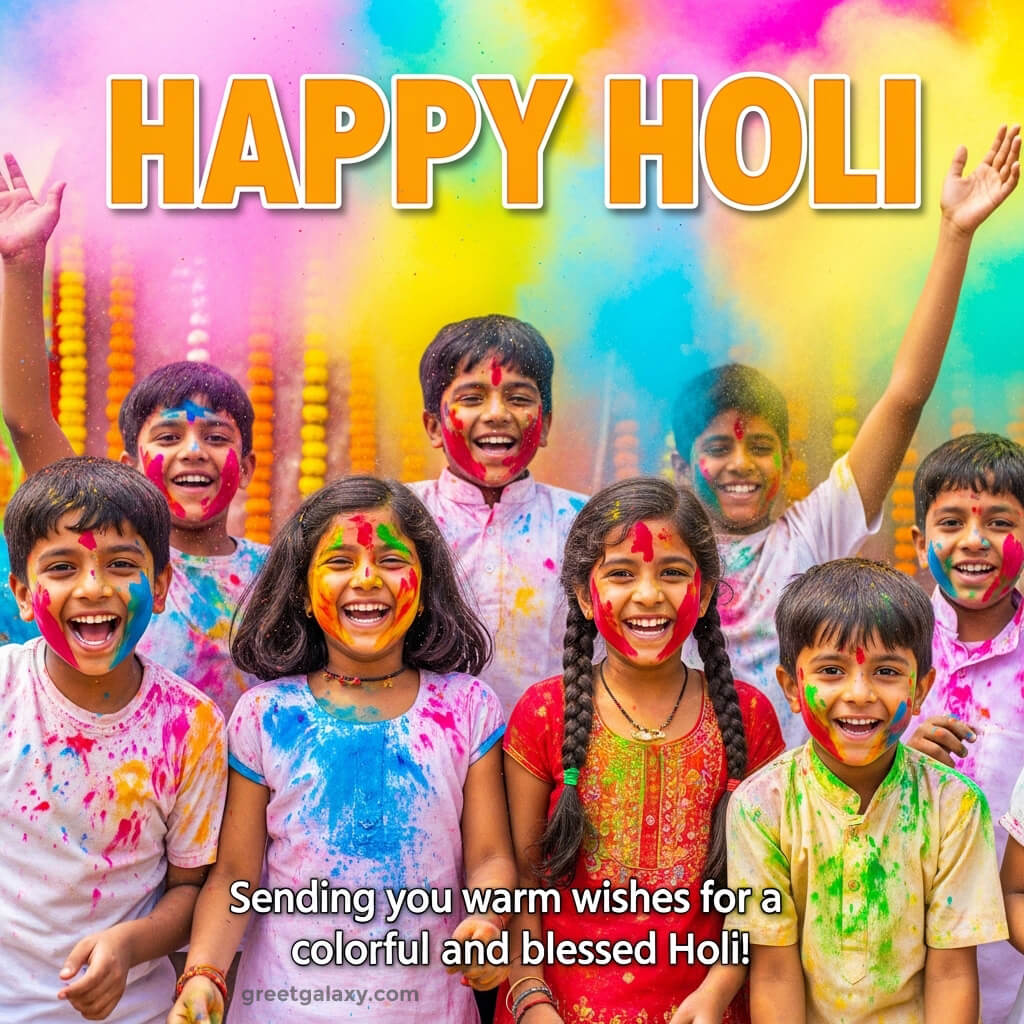 Family Happy Holi Wishes
